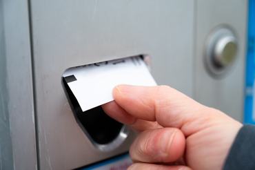 Taking ticket from parking meter, entrance and exit of parked car, vehicle garage, payment procedure