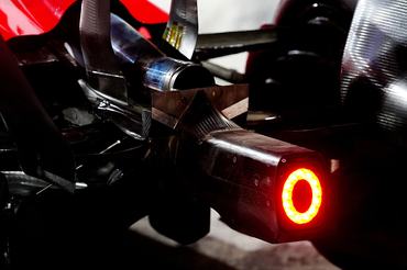 Ferrari's exhaust wing on on day three of Formula One Aramco Pre-Season Testing at Bahrain International Circuit, Sakhir. Picture date: Friday February 20, 2026. (Photo by Bradley Collyer/PA Images via Getty Images)